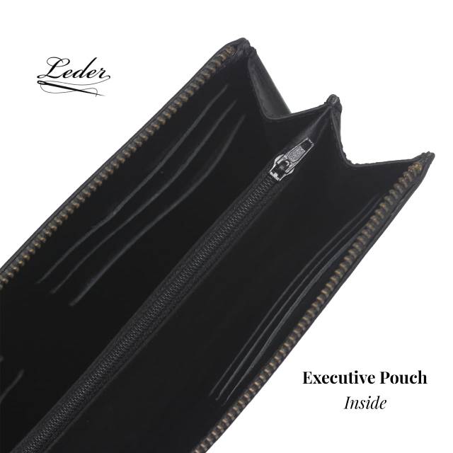 Mens Executive Pouch/Clutch Executive Pria  (100% Kulit Asli) by Leder