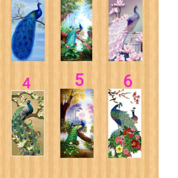 Terbaru Stiker kaca motif burung merak 1. . . .