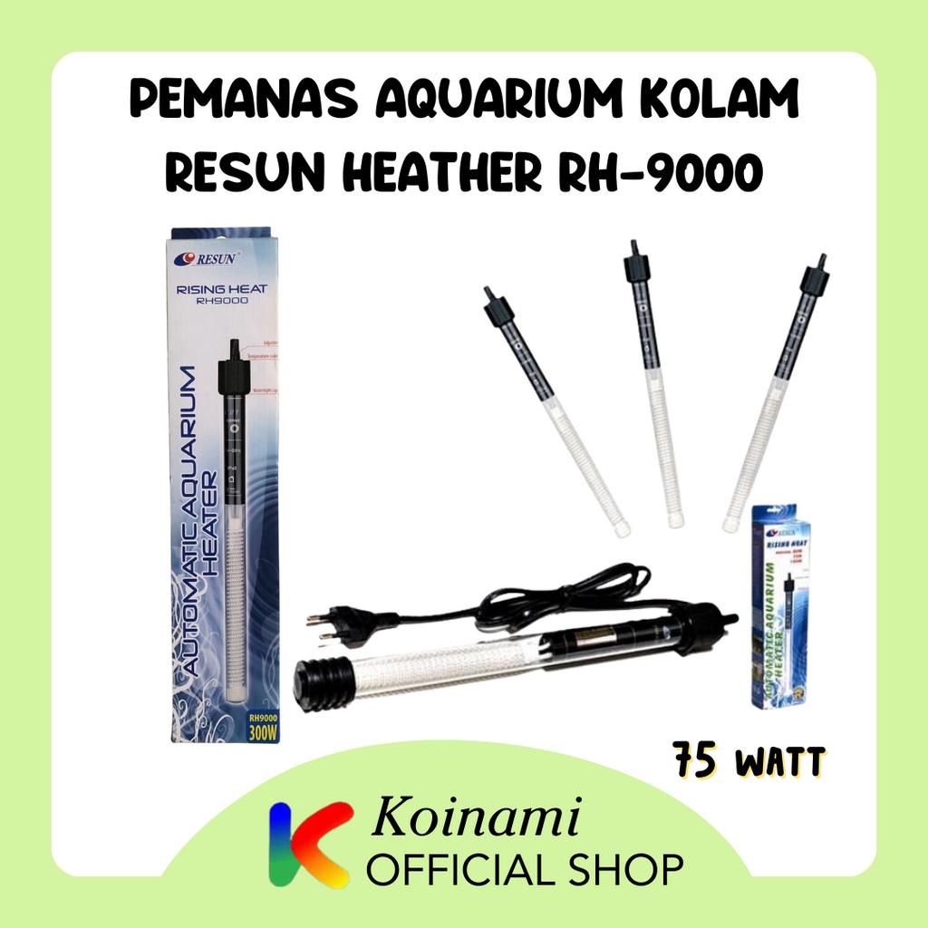 RESUN HEATER RH-9000 150watt / penghangat aquarium pemanas olam ikan koi / pemanas aqua scape