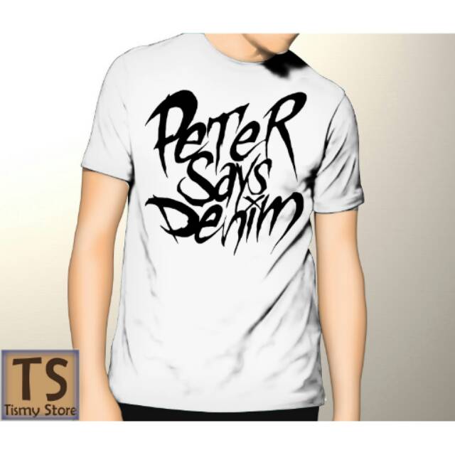 Kaos Putih Peter Says Denim Tismy Store