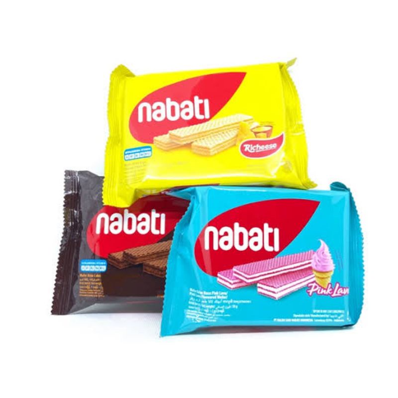 

NABATI WAFER FARIAN KEJU, COKLAT, PINK LAVA 50gr || PROMO HANYA 1.900