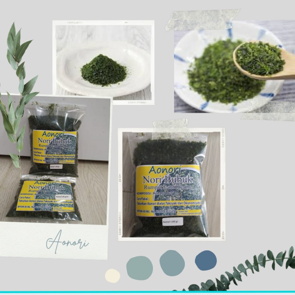 

AONORI 100gram | Ao Nori Bubuk | Taburan Takoyaki .