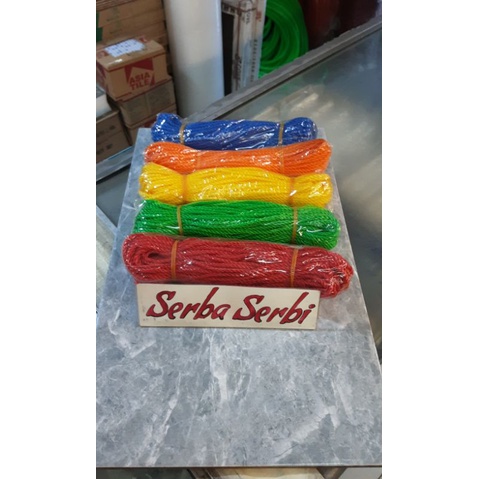 

{TALI NYLON WARNA 3MM /20MTR} Tali nylon nilon tambang plastik 3mm x 20meter