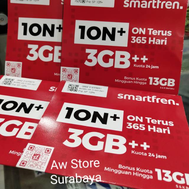 Kartu perdana Smartfren ion plus aktif 1 tahun