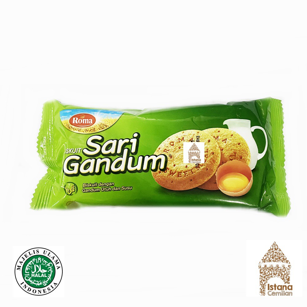 Roma Sari Gandum Susu Biskuit 39 Gram Sachet