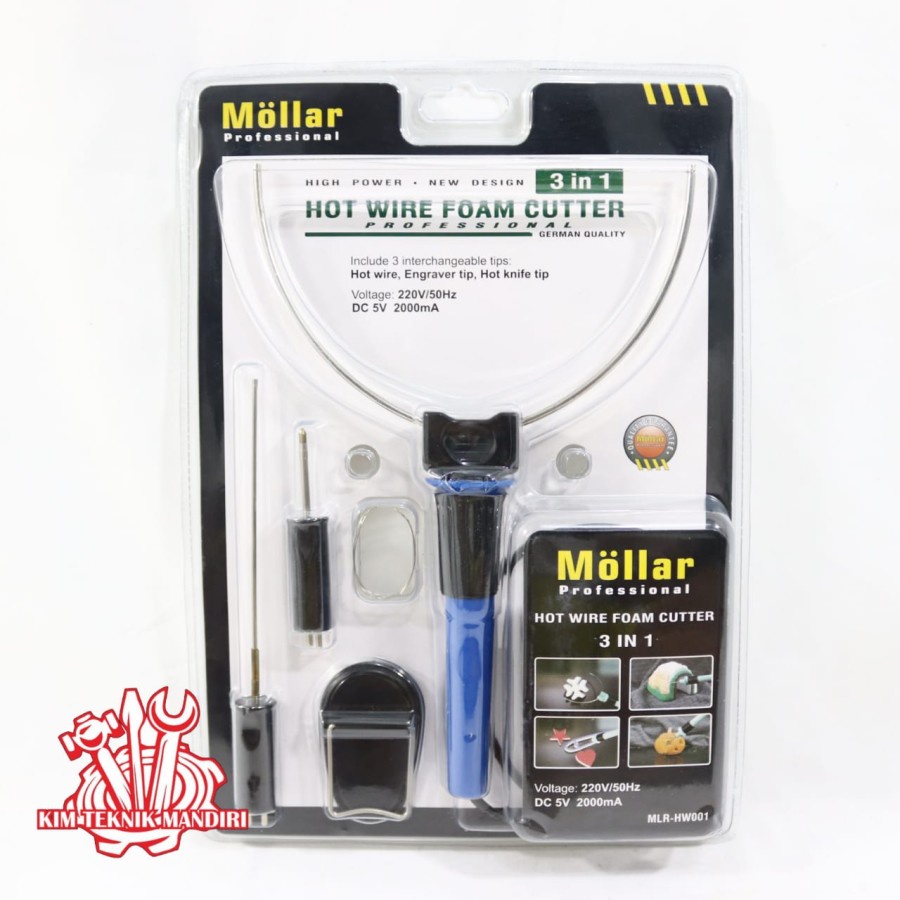 

[COD] ALAT POTONG STYROFOAM GABUS BUSA 3IN1 SERBAGUNA MOLLAR MLR-HW001 3IN 1 HOT WIRE FOAM CUTTER ALAT POTONG GABUS STYROFOAM KUALITAS TERBAIK ORIGINAL MADE IN GERMANY