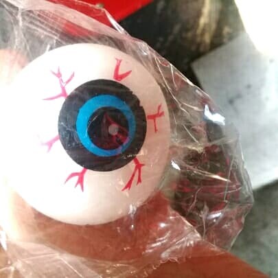 PROMO mainan stress splat toy monster eye biji mata squishy prank gag ball