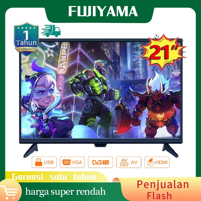 *Fujiyama*  Digital TV LED TV 21 INCH HD Ready FHD TV  Gaming TV  Murah TV