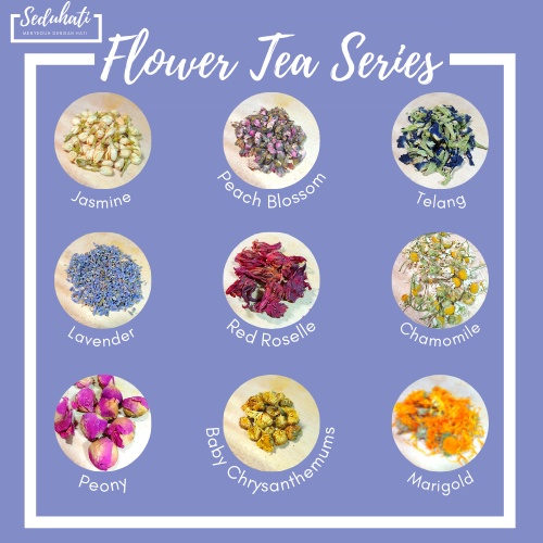 

Seduhati Flower Tea Sample Pack - Tea Flower/Teh Bunga Unik