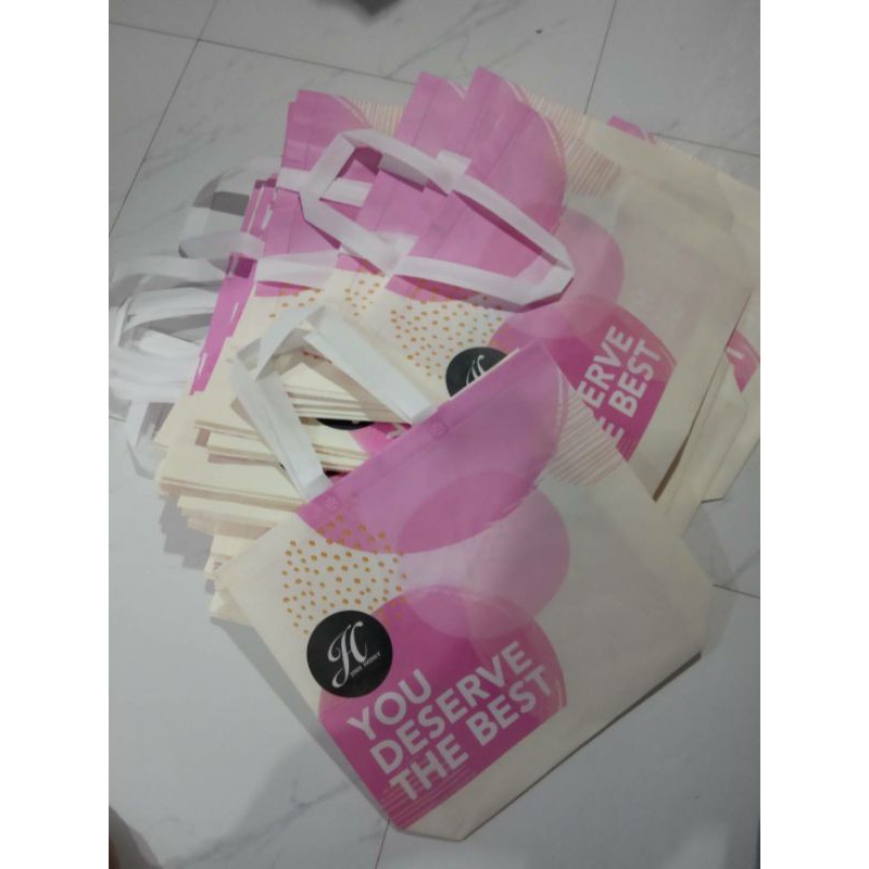 Goodie bag Jimshoney Original goody goodi bag tas belanja kantong shopping bag reusable anti air cod