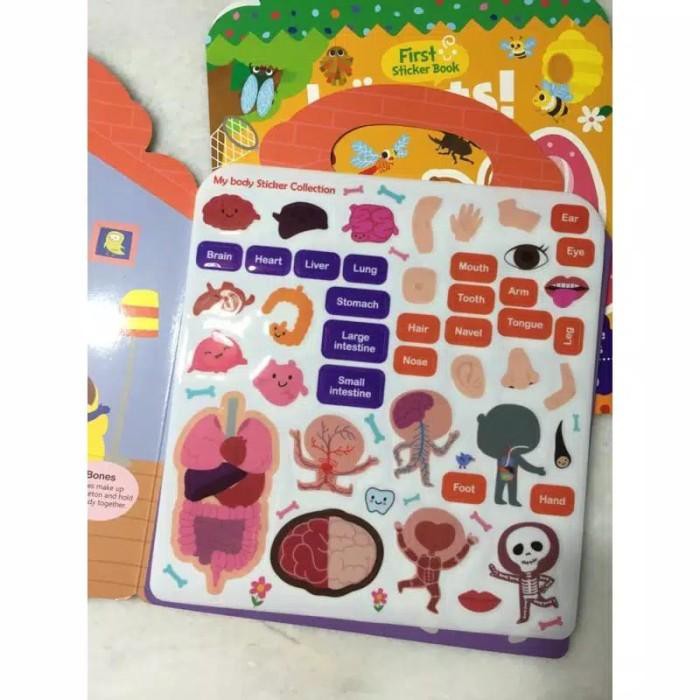 

Feardi/ Buku Stiker Tas Reusable Rubber Sticker Bag 8 Tema