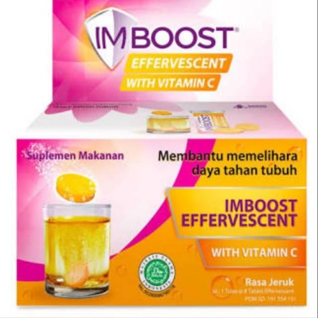 Imboost effervescent Vit C memelihara daya tahan tubuh