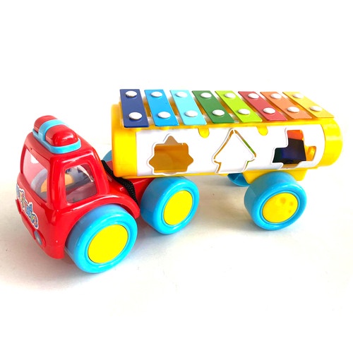 Mainan Xilophone Anak Model Truck / Mainan Music Kolintang Anak AU 01