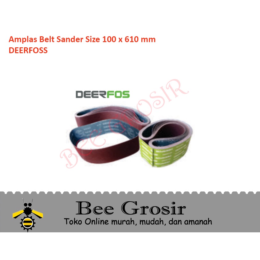 Amplas Belt Sander ukuran 100 x 914 mm DeerFos