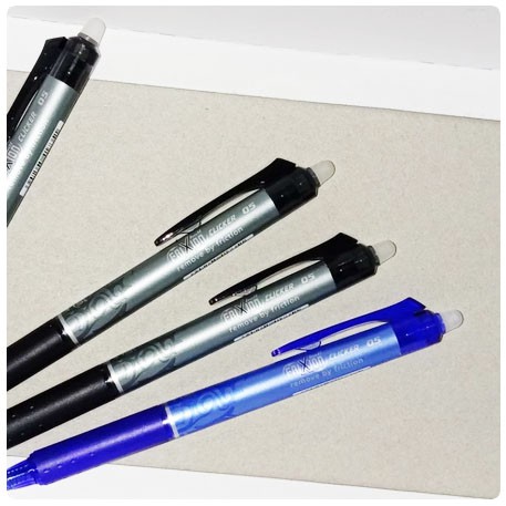 

Pen Pilot Frixion 0,5 pulpen bisa dihapus