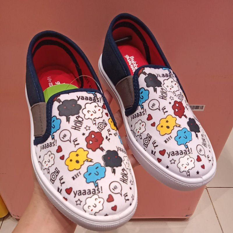 SEPATU SLIP ON ANAK LAKI LAKI/PEREMPUAN BUBBLE GUMMERS/BATA KIDS