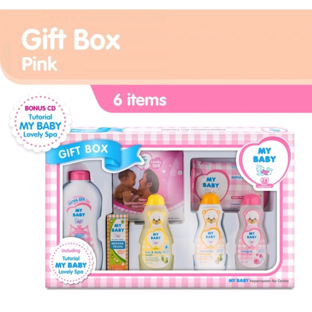 MY BABY-PAKET PERLENGKAPAN MANDI MY BABY BOX-PAKET MANDI BAYI