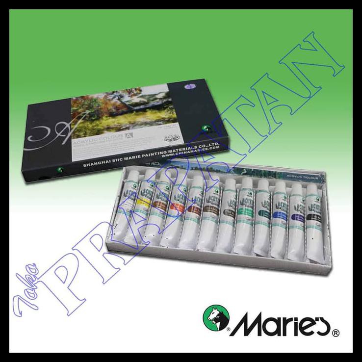 

Maries Acrylic Color / Cat Akrilik Set 12 Warna