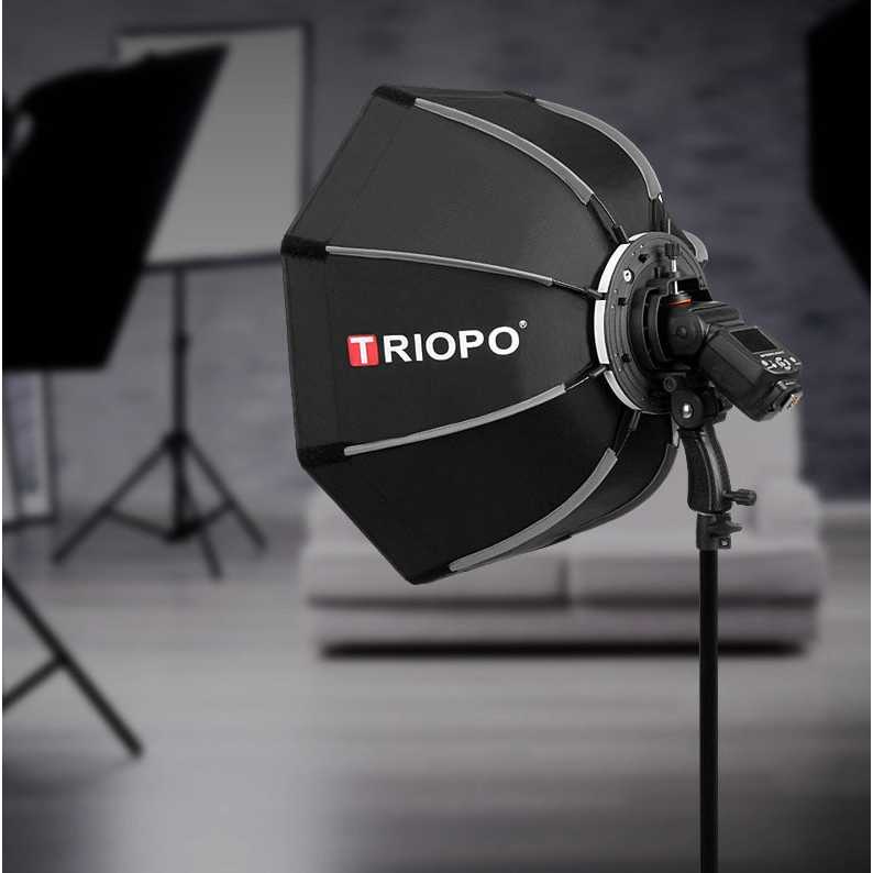 (BISA COD) FTIHSHPTRIOPO Payung Studio Octagonal Softbox Reflektor Flash 90CM - KS90