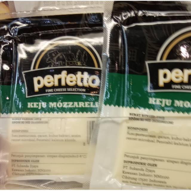 

Perfetto Keju Mozzarella Slice 250gr