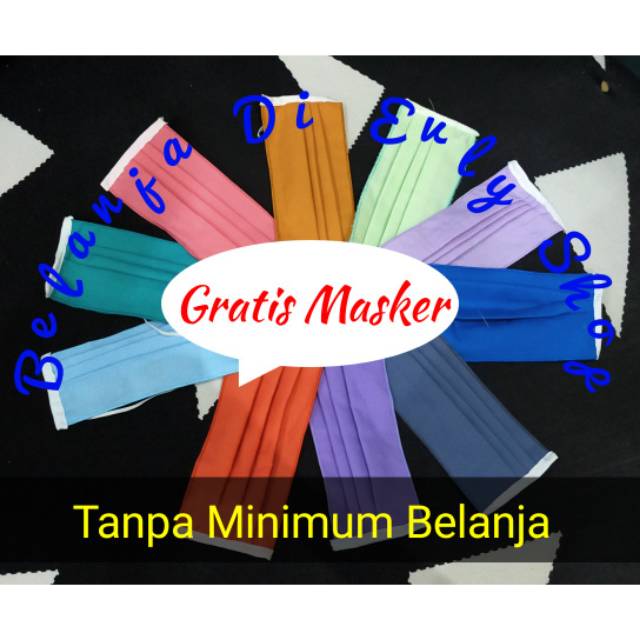 Masker Earloop/Headloop Gratis 100%