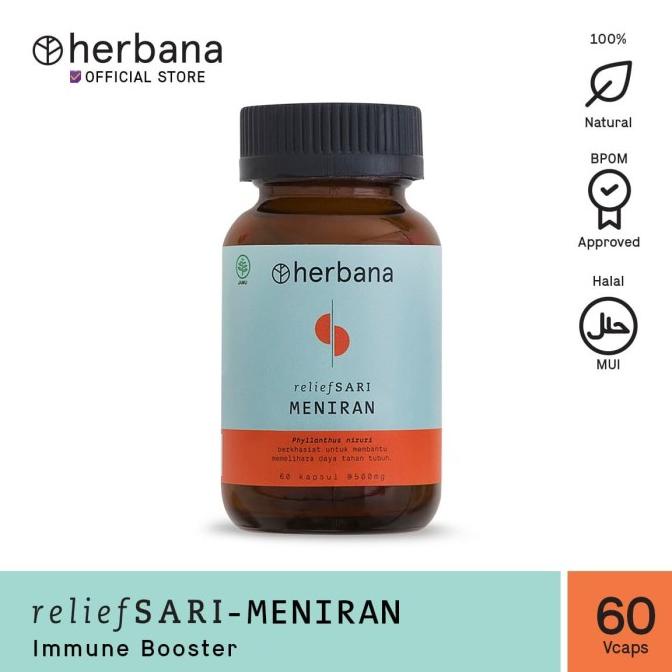 

Discount Herbana Relief Sari Meniran - 60 Kapsul /OBAT HERBAL ASAM URAT/OBAT HERBAL PELANGSING/OBAT HERBAL KOLESTEROL/OBAT HERBAL DIABETES
