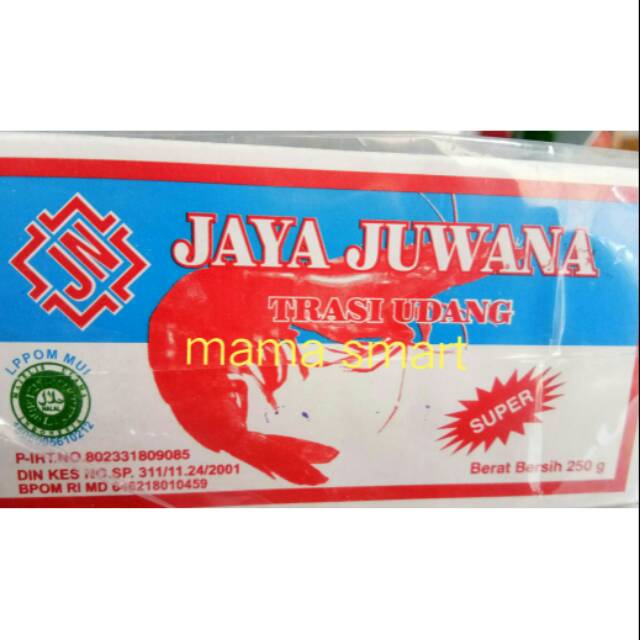 

TRASI UDANG JAYA JUWANA SUPER nett 250 gr