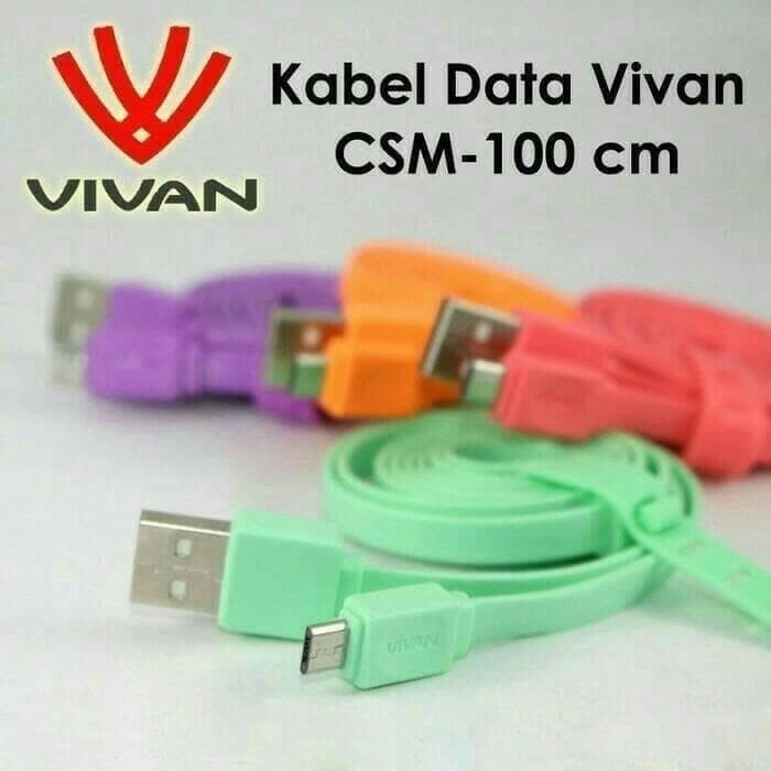 KABEL CHARGER VIVAN CSM100 MICRO USB / KABEL DATA / KABEL CASAN