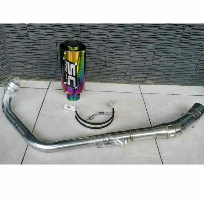 Knalpot SC PROJECT Rainbow MX KING / SNIPER 150