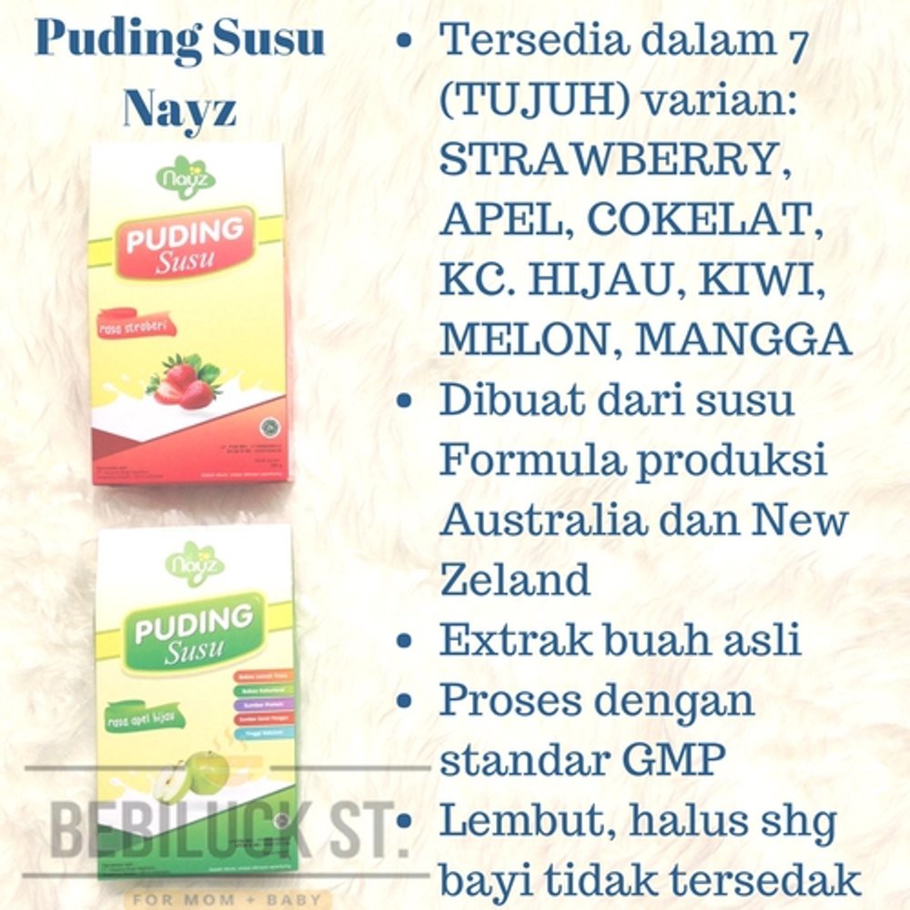

Langsung Order Bebiluck Puding Susu Kemasan Kotak 200 Gram MPASI Bebiluck