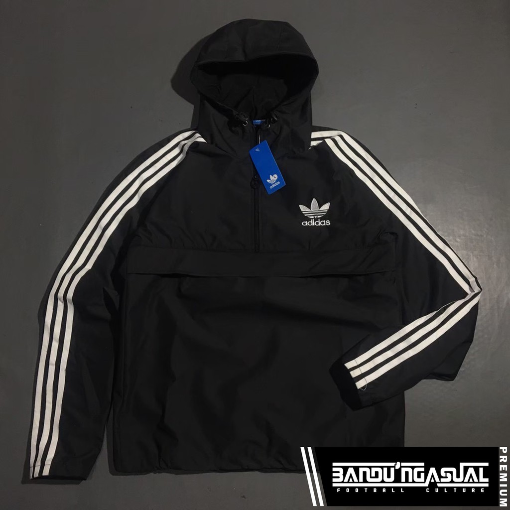 CAGOULE ADIDAS LOGO (BLACK)