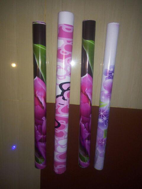 Stc Kulkas Uk60x120cm.motif Bunga Ungu Dll.