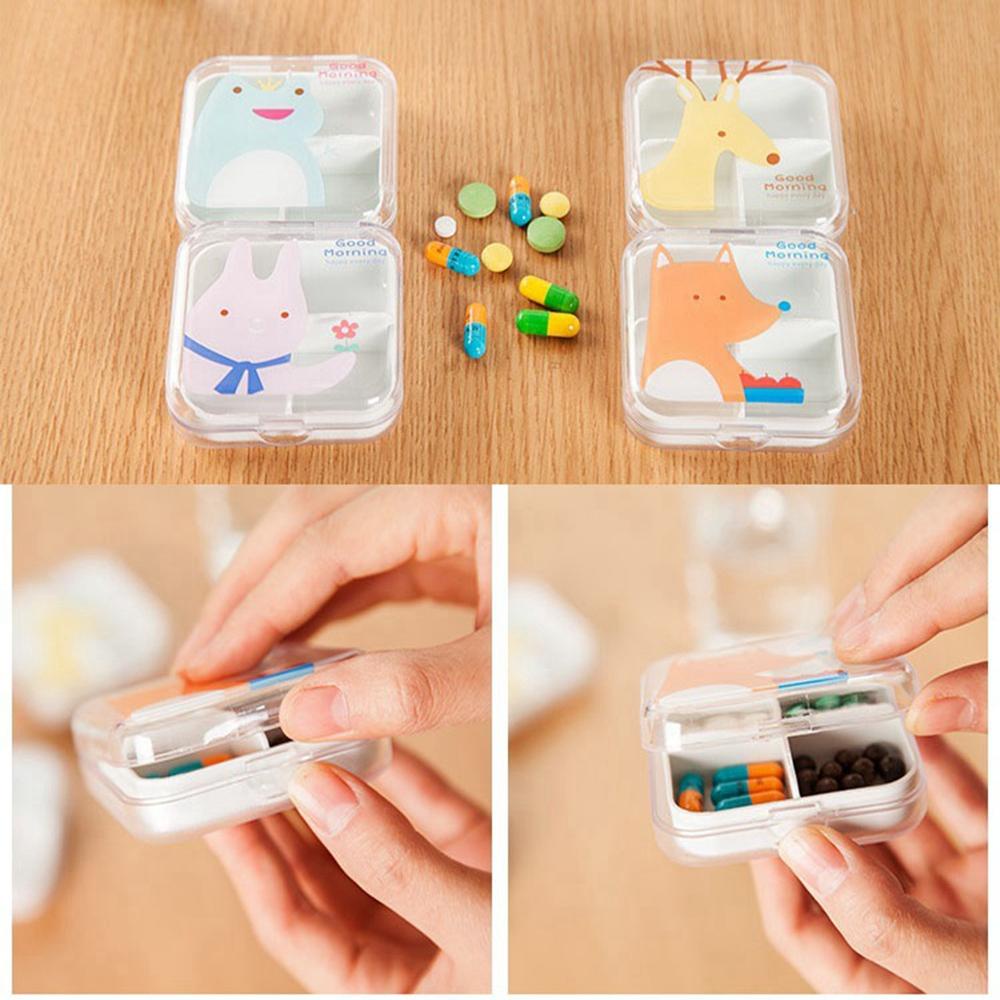 Suyo Kotak Obat Kosong High Quality Portable Mini Lucu Split Pills Organizer