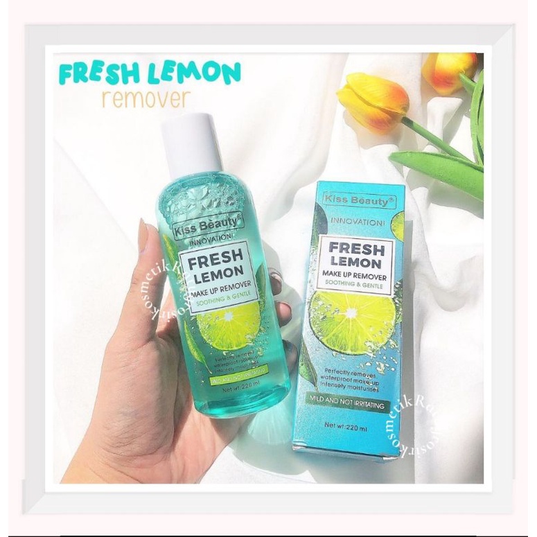 PROMO!!!MAKE UP REMOVER/PEMBERSIH MAKE UP FRESH LEMON KISS BEAUTY NO.2135-03LM