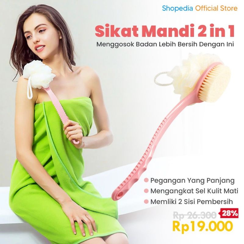 Sikat Punggung Badan Mandi