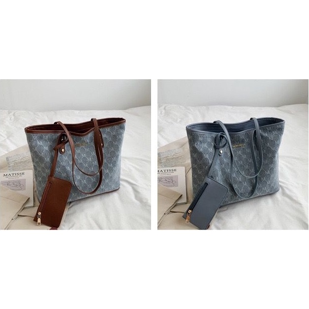 TASHAPPY EL 5855 tas TOTE BAG 2IN1 Fashion Kekinian wanita import model korea supplier tas import