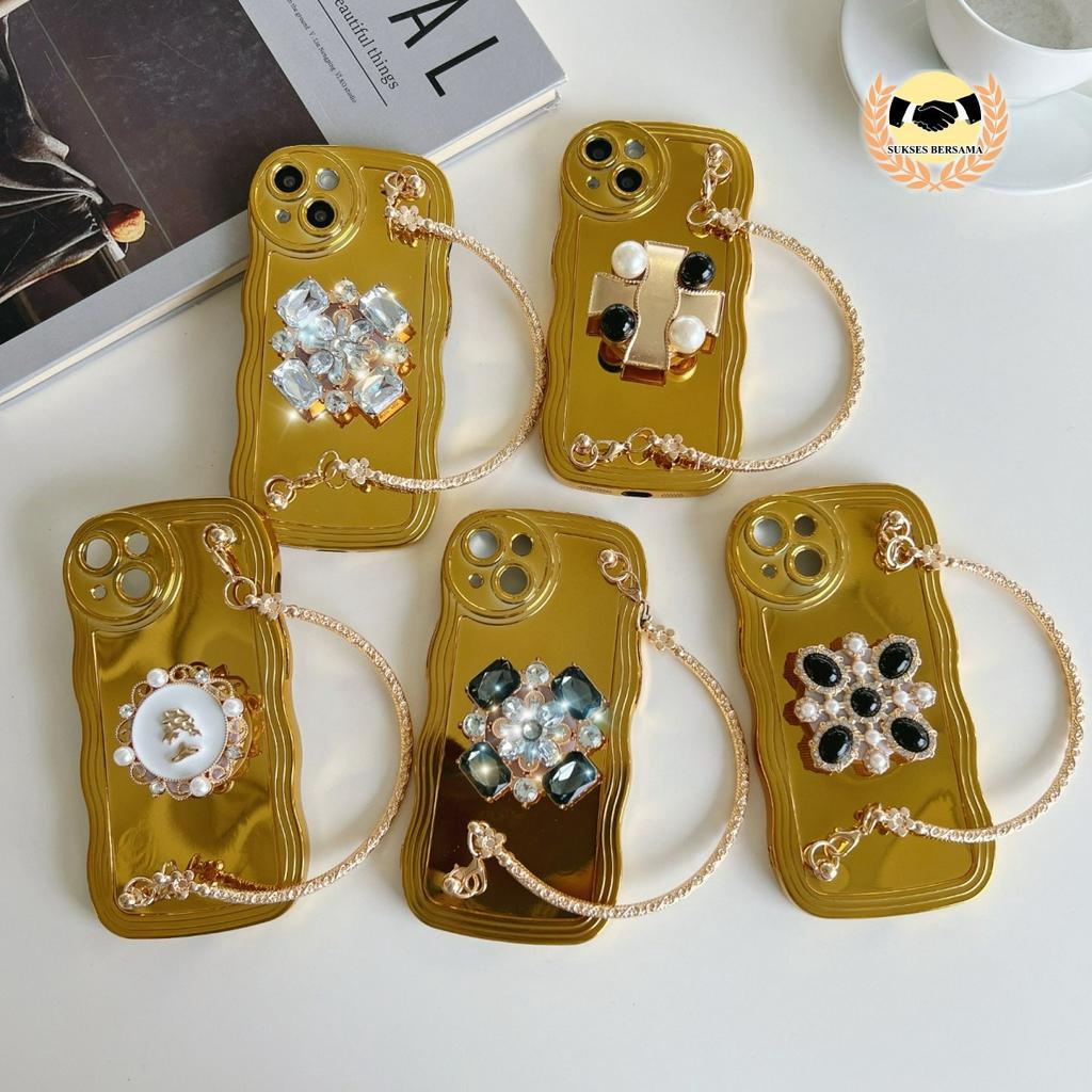 CASE WAVE MODEL TAS JINJING POPSOCKET 3D STAND GOLD FOR SAMSUNG A20S BSB7975