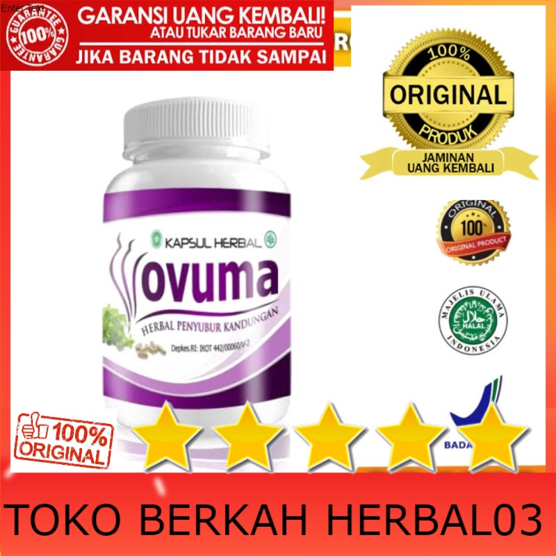 100% ASLI Obat Penyubur Kandungan Rahim Wanita Agar Cepat Hamil - Ovuma