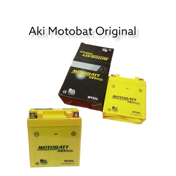 Aki Accu Battery Kering Motobatt original