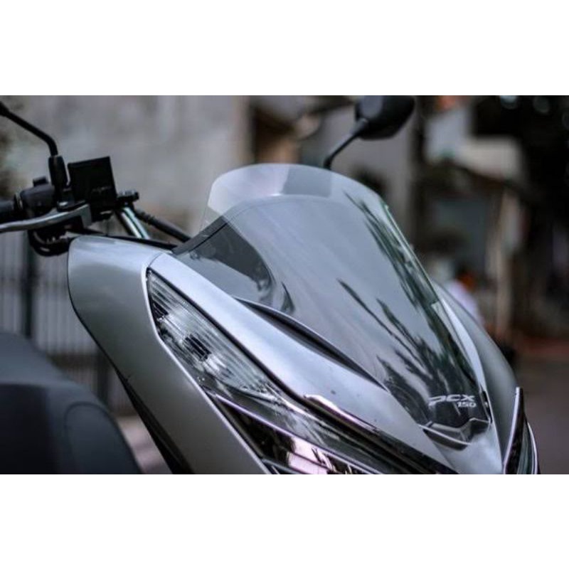 Visor PCX 160 2022 bening transparan ukuran standar