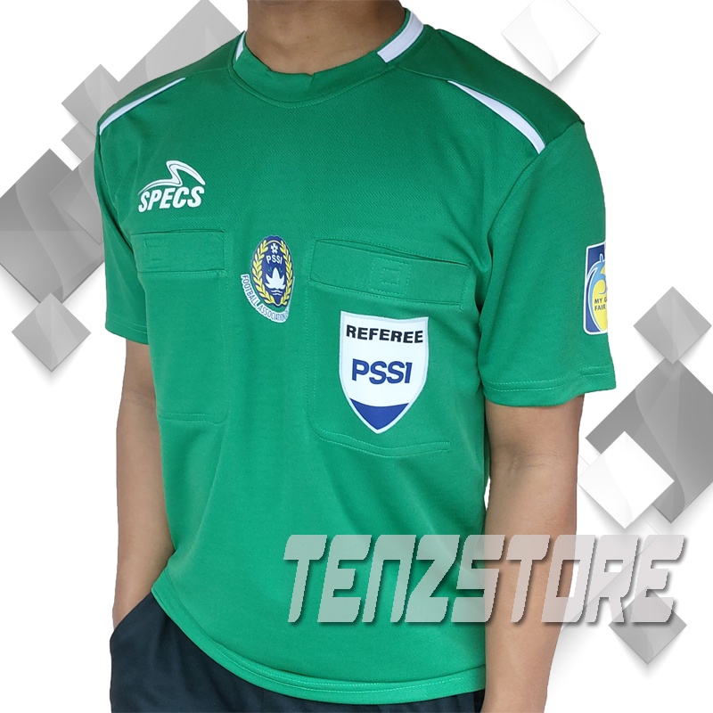 Baju Wasit (Logo DADA PSSI_SAKU REFEREE_Lengan FAIRPLAY model Liga1~SPECS 2019) kain MILANO