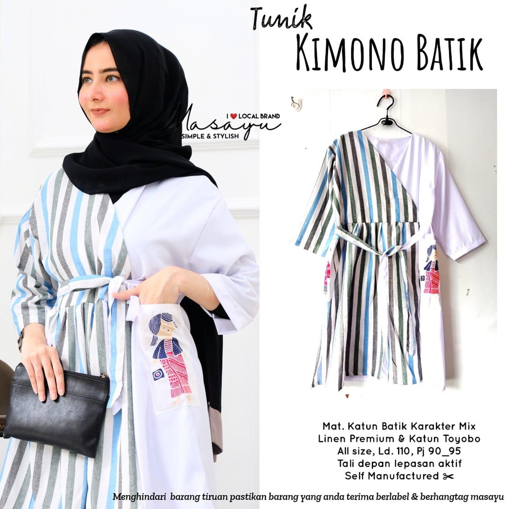 Tunik kimono batik by masayu