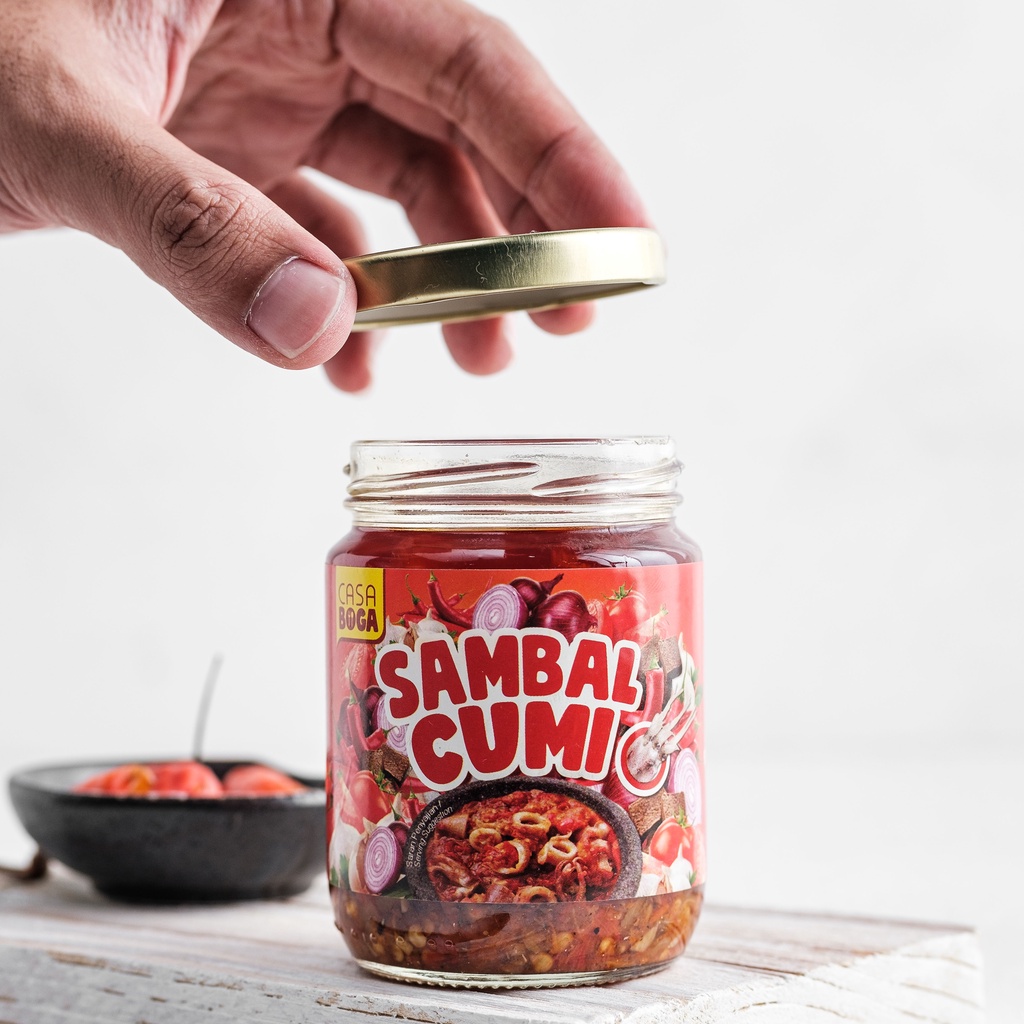 

Sambal Cumi Premium Sambal Uleg Sambal Halal Casa Boga 230g