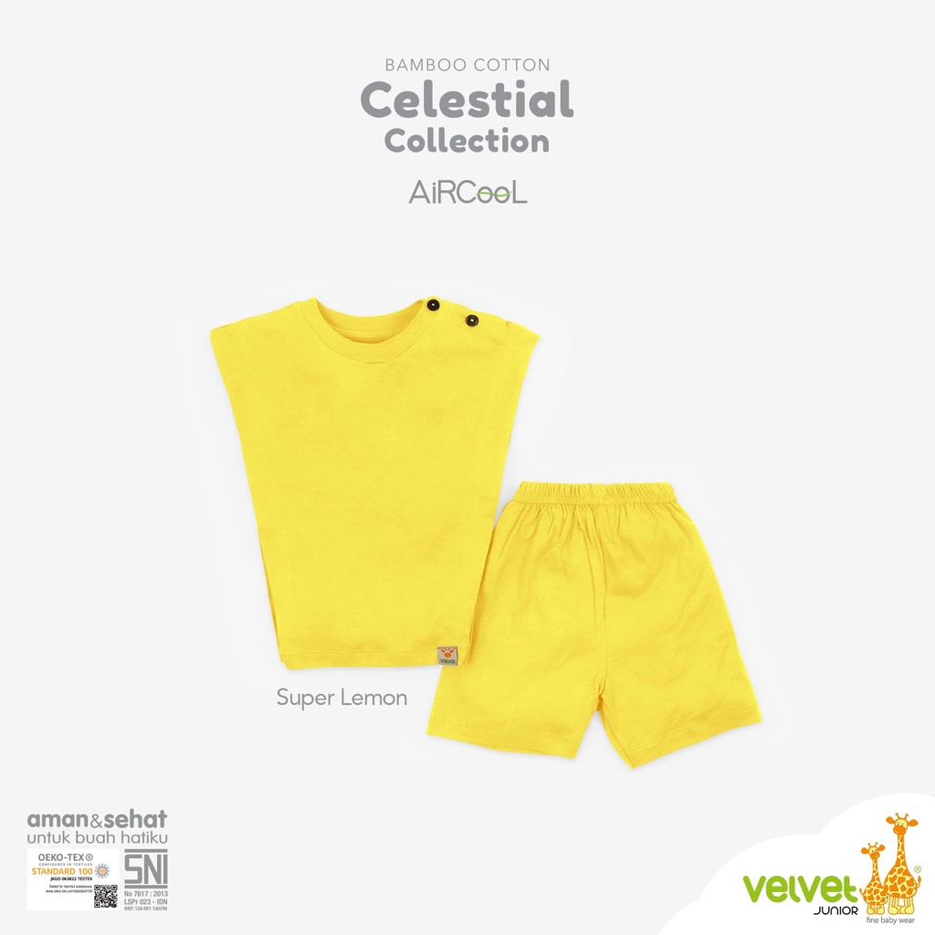 VELVET JUNIOR Celestial Bamboo Cotton Stelan Kutung Sayap L XL 2 3 4 5