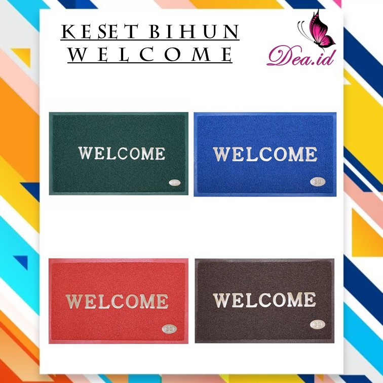 [DEASHOP] KESET BIHUN WELCOME / KESET KAKI ANTI SLIP