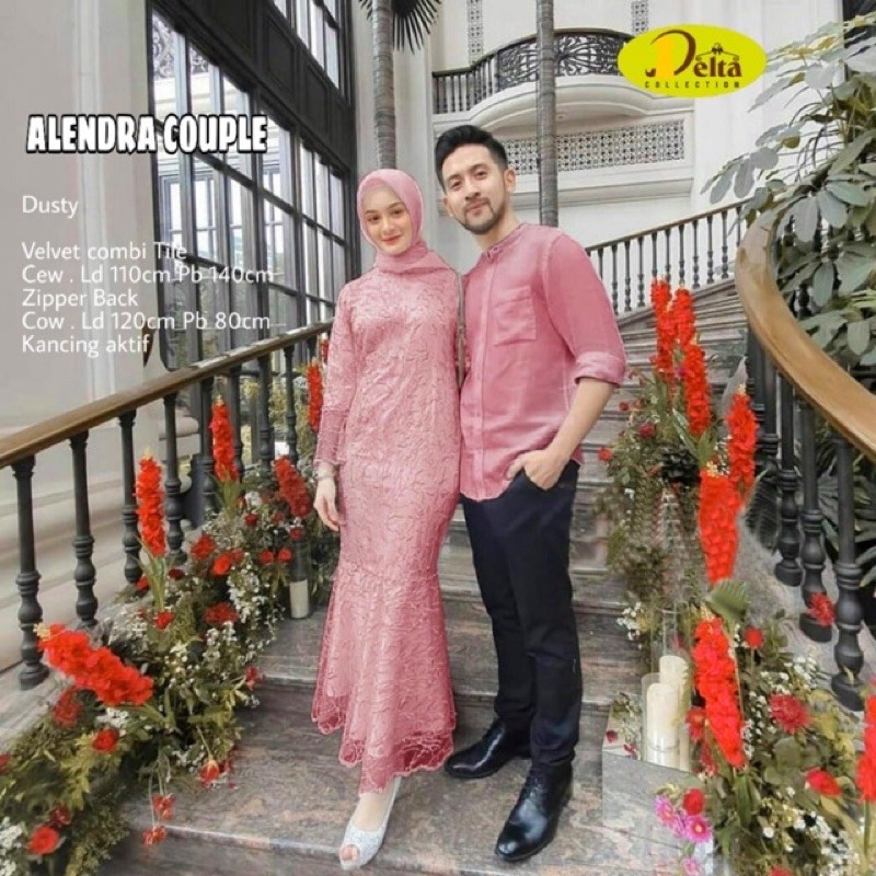 dewa dewi couple/couple alendra/couple lebaran/gamis lebaran couple/couple dress kondangan