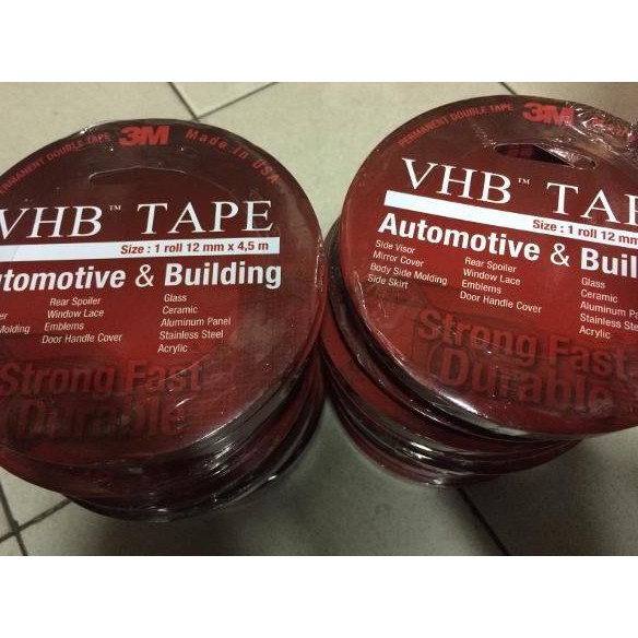 

3M Vhb Double Tape 12 Mm X 4.5 M Original
