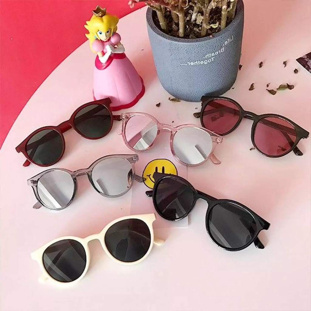 ❤ RATU ❤ Kaca Mata Anti Radiasi | Kacamata Fashion Murah | Wanita | Pria Frame Transparan | Fashion Korea Bulat | Gradiasi | Glasses Traveling