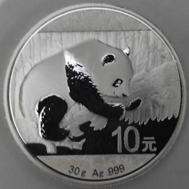Koin Proof Perak Panda 1oz Tahun 2016