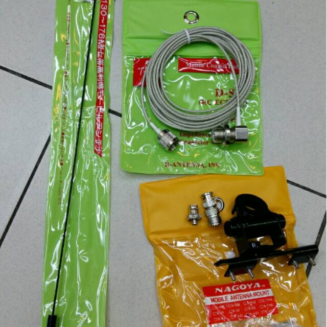 paket antena mobil untuk rig dan ht